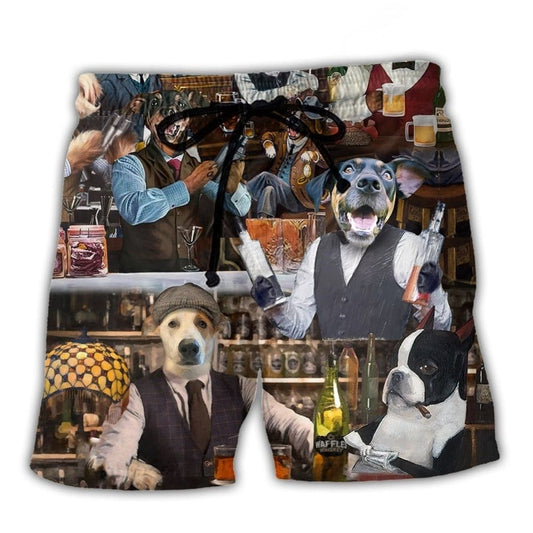 Bartender Dog Humor – Beach Short