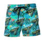Turtle Blue Love Life – Beach Short