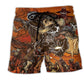 Cowboy Skull Classic War Style - Beach Short
