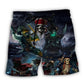 Skeleton Pirate Thunder – Beach Short