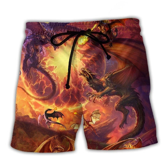 Dragon United Love Art – Beach Short