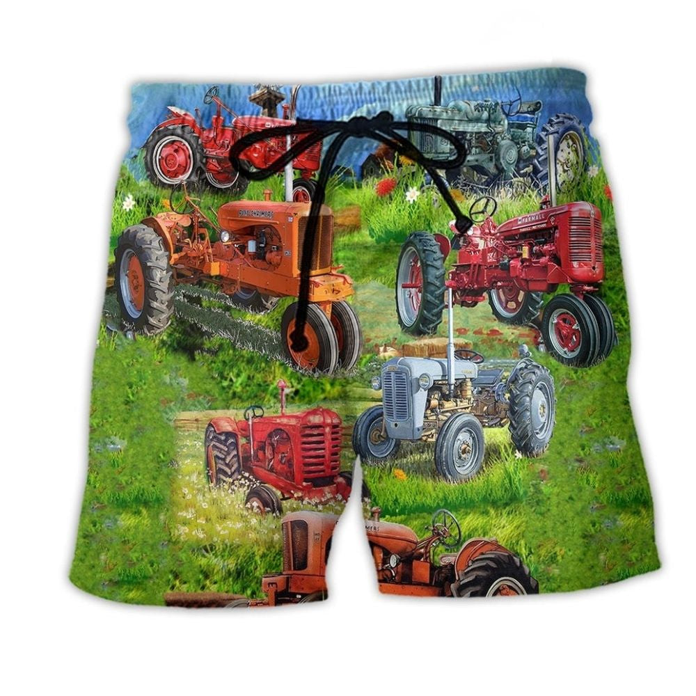 Real Men Drive Tractors – Beach Short
