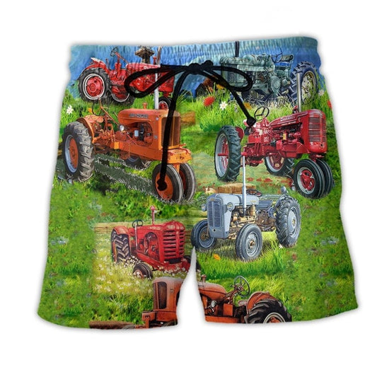 Real Men Drive Tractors – Beach Short