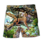 Leopard Animal Life Forest - Beach Short