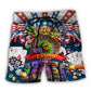 Poker USA Flag – Beach Short