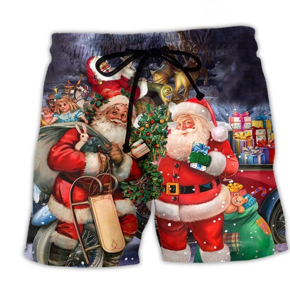 Christmas Light In The Darkness Art – Beach Short