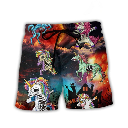 Zombie Unicorn Dabbing – Beach Short