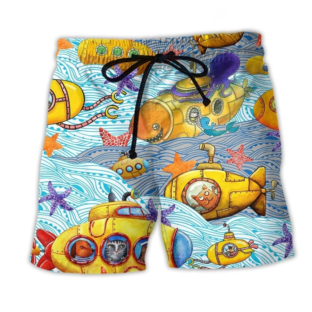Submarine Ocean Diving – Beach Short