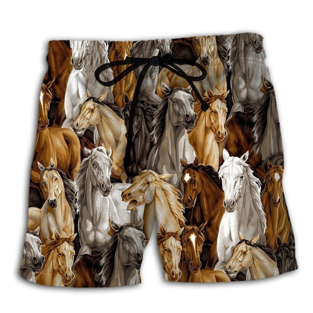 Vintage Horse Classic Style – Beach Short