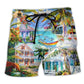 Hawaii Beach Chill Time – Beach Short
