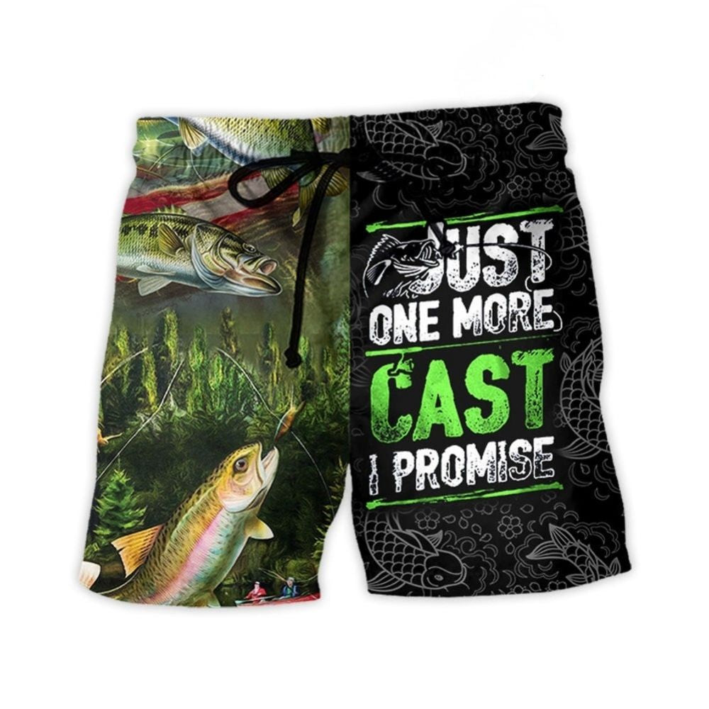 Fishing Just One More Cast - Beach Short