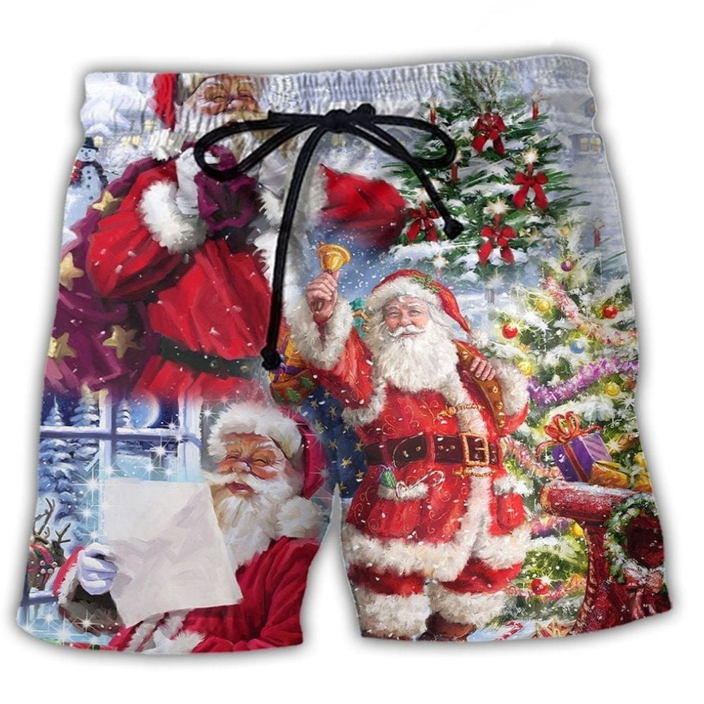 Christmas Santa Holiday Cheer – Beach Short