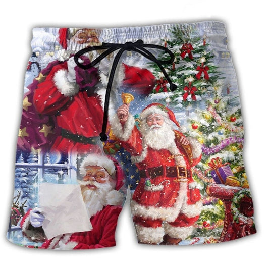 Christmas Santa Holiday Cheer – Beach Short