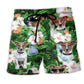Rat Terrier Tropical Floral Dog Lover – Beach Short