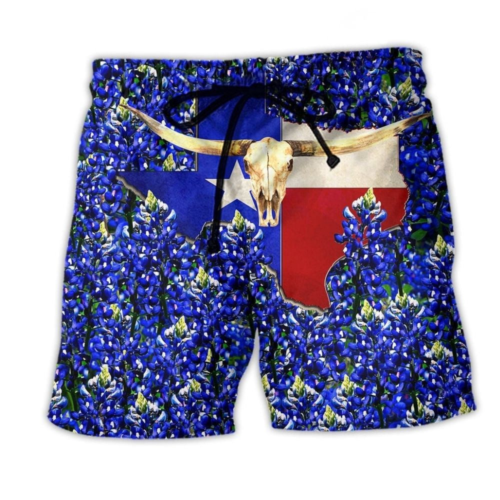 Texas Bluebonnet Forever – Beach Short