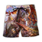 Dragon Life Love Fantasy Art Style – Beach Short