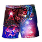 America Merry Christmas Everything Always Happy - Beach Short