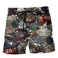 Dark Vibe D20 Dice Fantasy – Beach Short