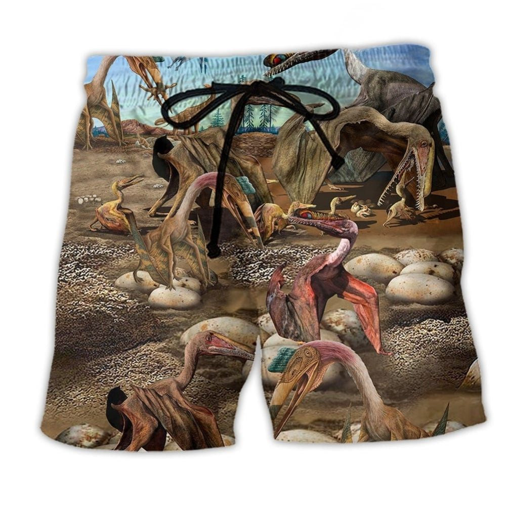Dinosaur Born To Rule – Beach Short