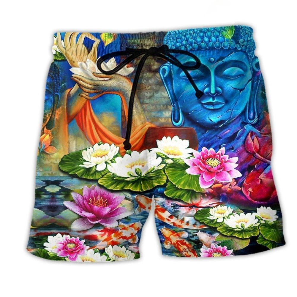 Buddha Inspire Positive Mind – Beach Short