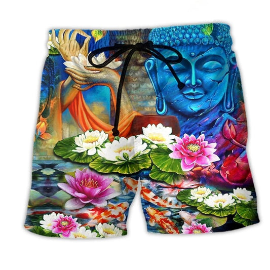 Buddha Inspire Positive Mind – Beach Short