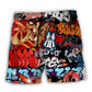 Graffiti Art Bold Color Expression – Beach Short