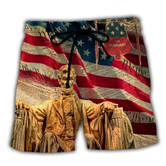 America Love Day Freedom - Beach Short