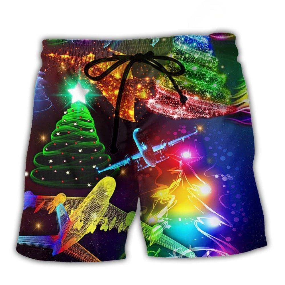 Christmas Military Aircraft – Beach Short