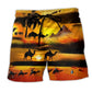 Desert Sun Landscape – Beach Short