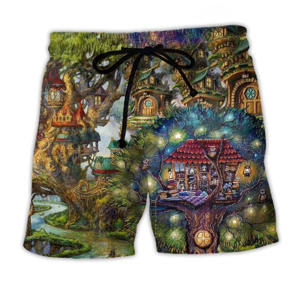 Hippie Dream Treehouse Awesome - Beach Short