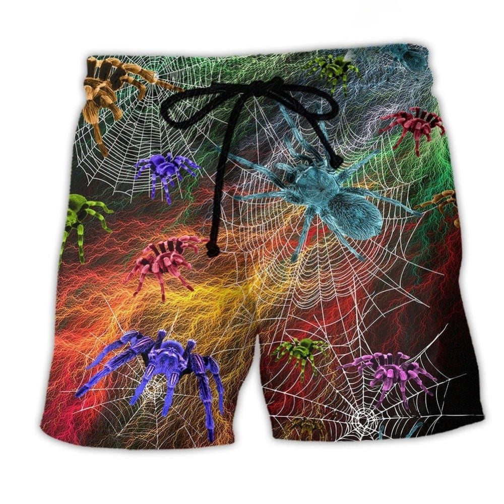 Colorful Spider Love – Beach Short