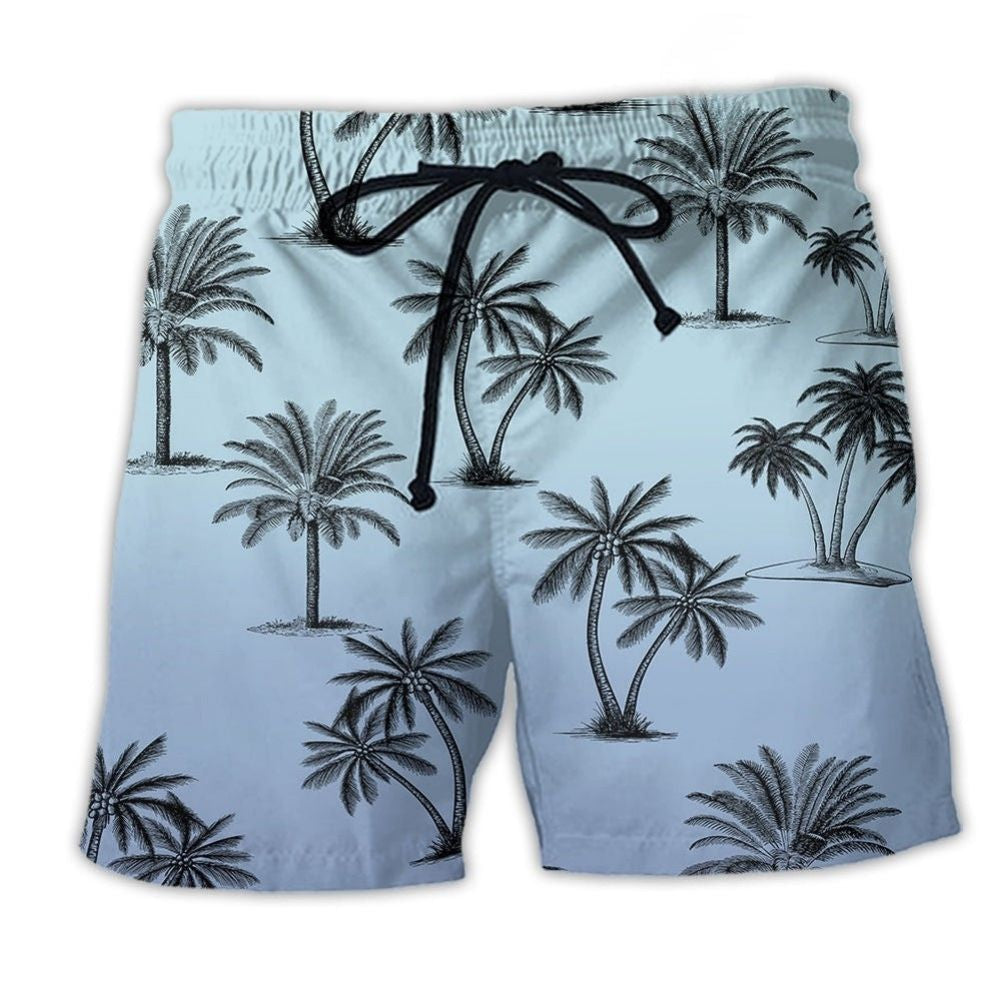Hawaii Coconut Palm Love Life - Beach Short