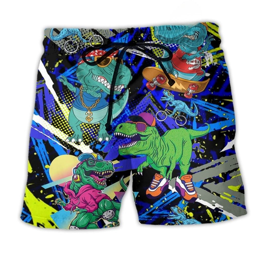Dinosaur Voice Power – Beach Short