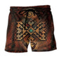 Native Love Peace Pattern Artistic Design – Beach Short