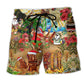 Christmas Mele Kalikimaka Tiki - Beach Short