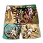 Native Spirit Symbol Artistic Cool Design – Beach Short