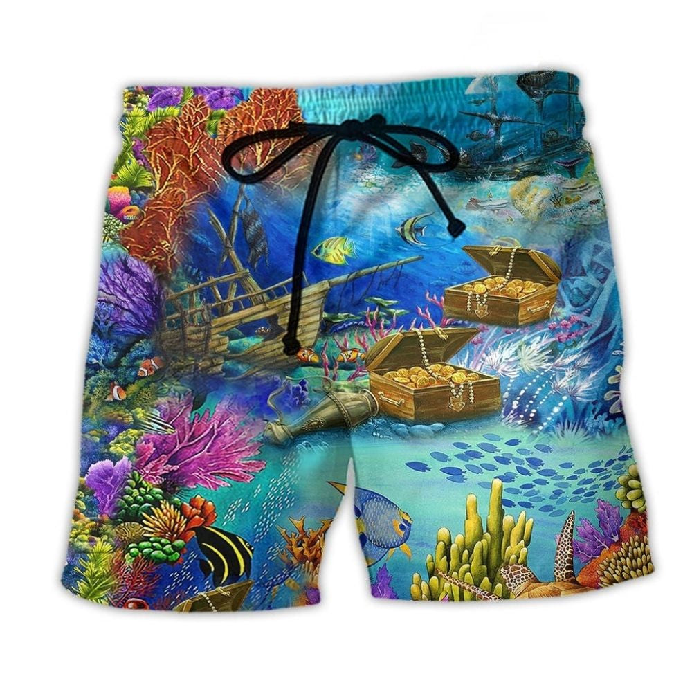 Amazing Ocean Aquarium Fresh Style - Beach Short