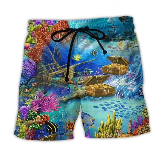 Amazing Ocean Aquarium Fresh Style - Beach Short