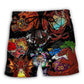 Fire Dragon Dice Fantasy – Beach Short