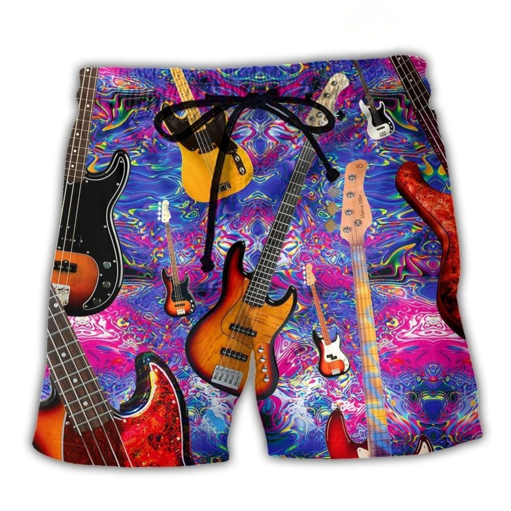 Guitar Life Love Music Art – Beach Short