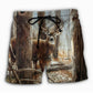 Deer Hunting Forest Outdoor Style - Beach Short