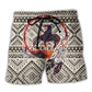 Native Love Peace Horse Artistic Style – Beach Short