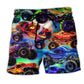 Truck Lifestyle This Is How I Roll Color Art – Beach Short