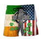 Celtic Cross Flag Irish Style – Beach Short