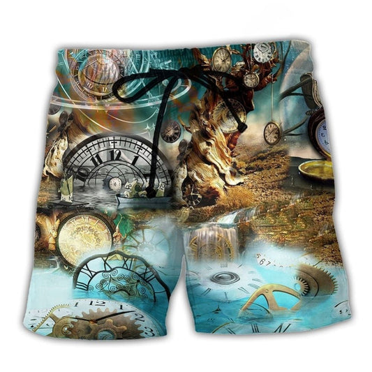 Motivational Clock Quote – Beach Short