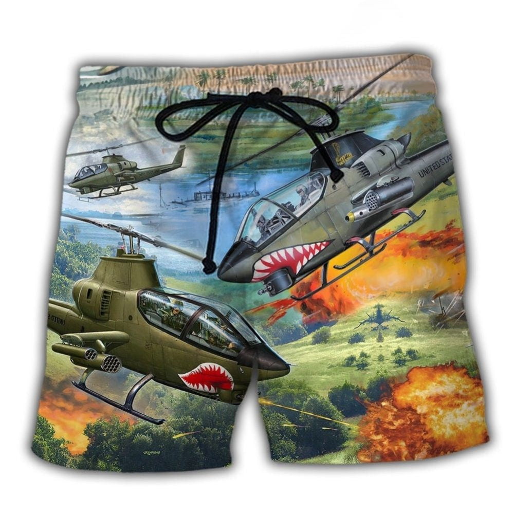 Military Combat Aircraft – Beach Short