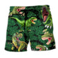 Green Dinosaur Love Life – Beach Short
