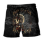 Native Girl Skull Artistic Style - Beach Short