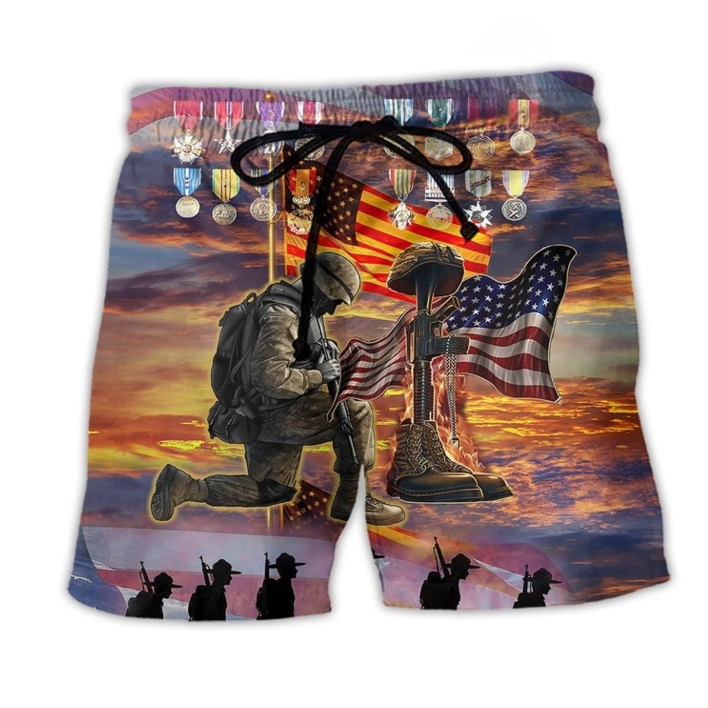 Veteran The High Price Of Freedom - Beach Short
