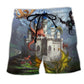 Dragon Love Life Cloud Sky - Beach Short